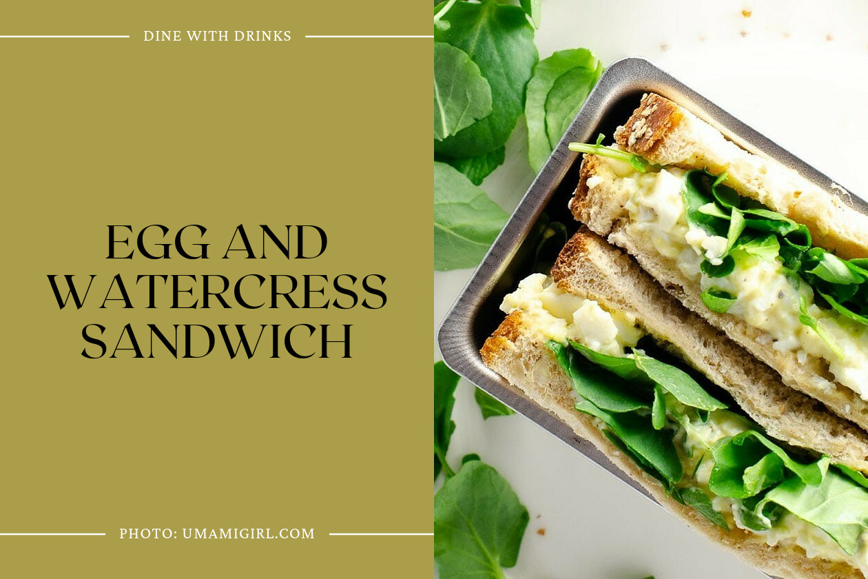 Egg And Watercress Sandwich