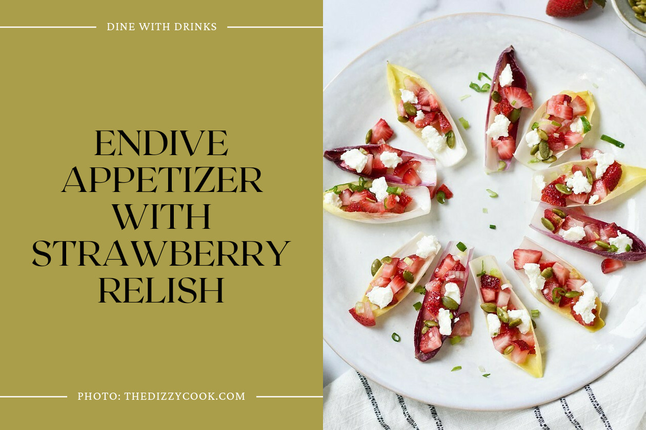 Endive Appetizer With Strawberry Relish
