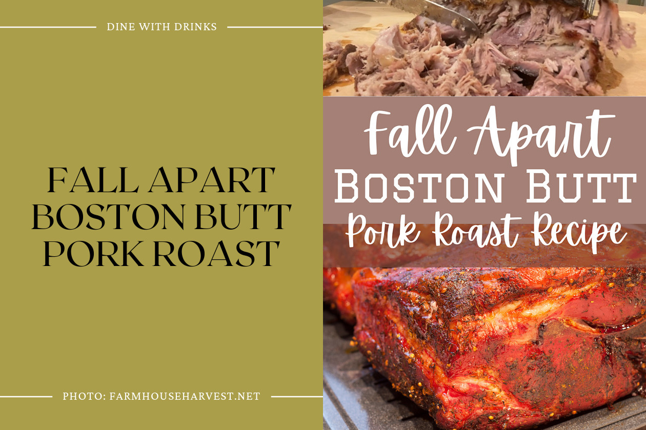 Fall Apart Boston Butt Pork Roast