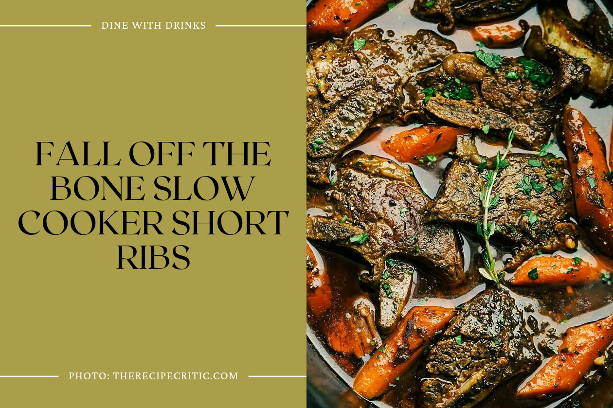 Fall Off The Bone Slow Cooker Short Ribs