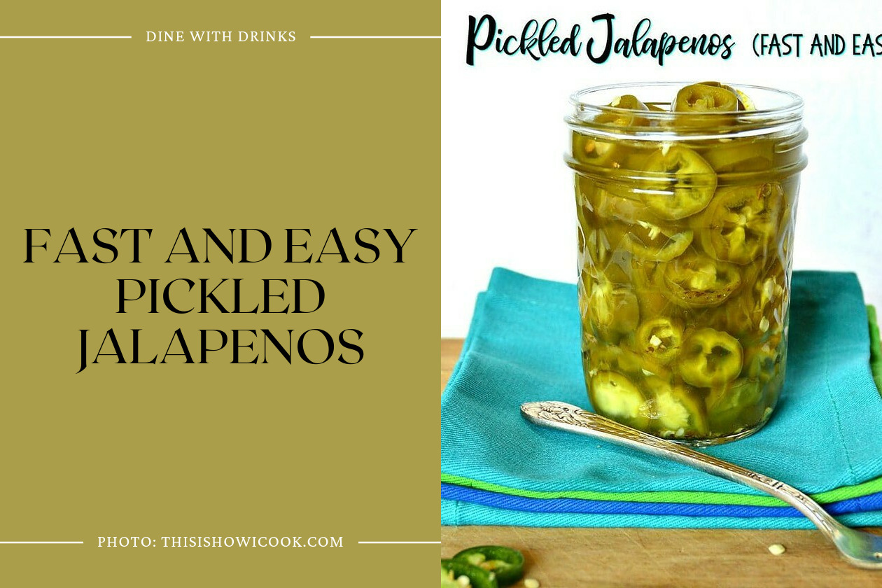 Fast And Easy Pickled Jalapenos