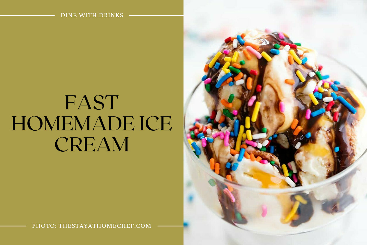 Fast Homemade Ice Cream