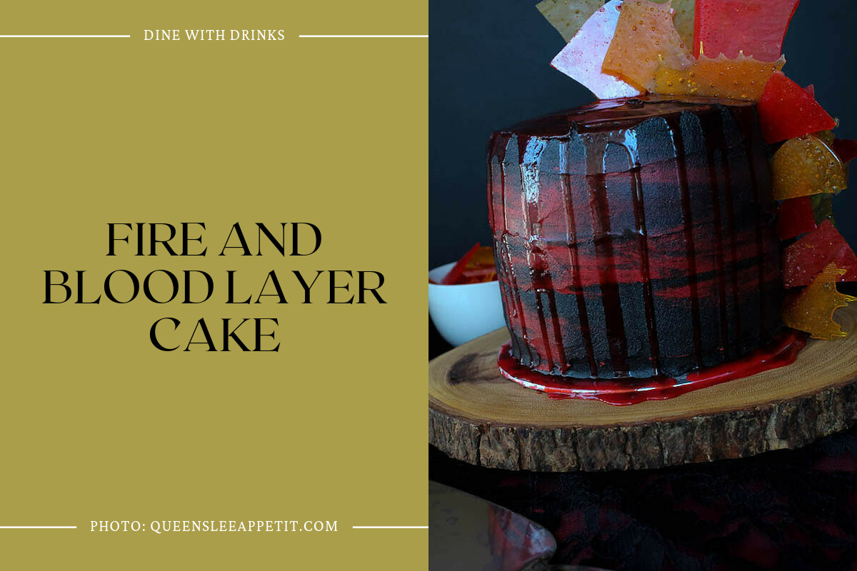Fire And Blood Layer Cake