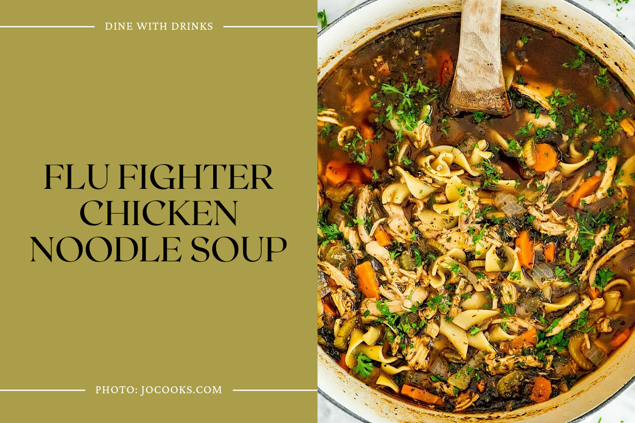 Flu Fighter Chicken Noodle Soup