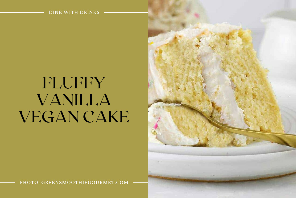 Fluffy Vanilla Vegan Cake