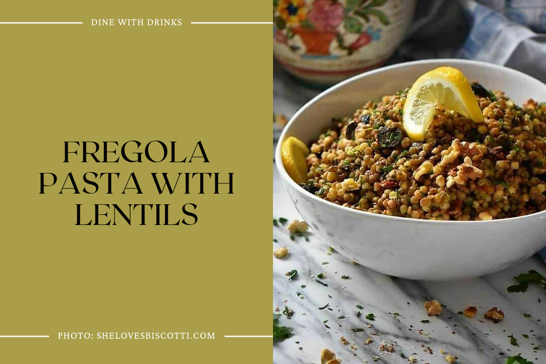 Fregola Pasta With Lentils