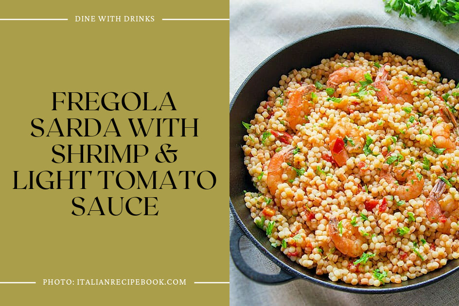 Fregola Sarda With Shrimp & Light Tomato Sauce