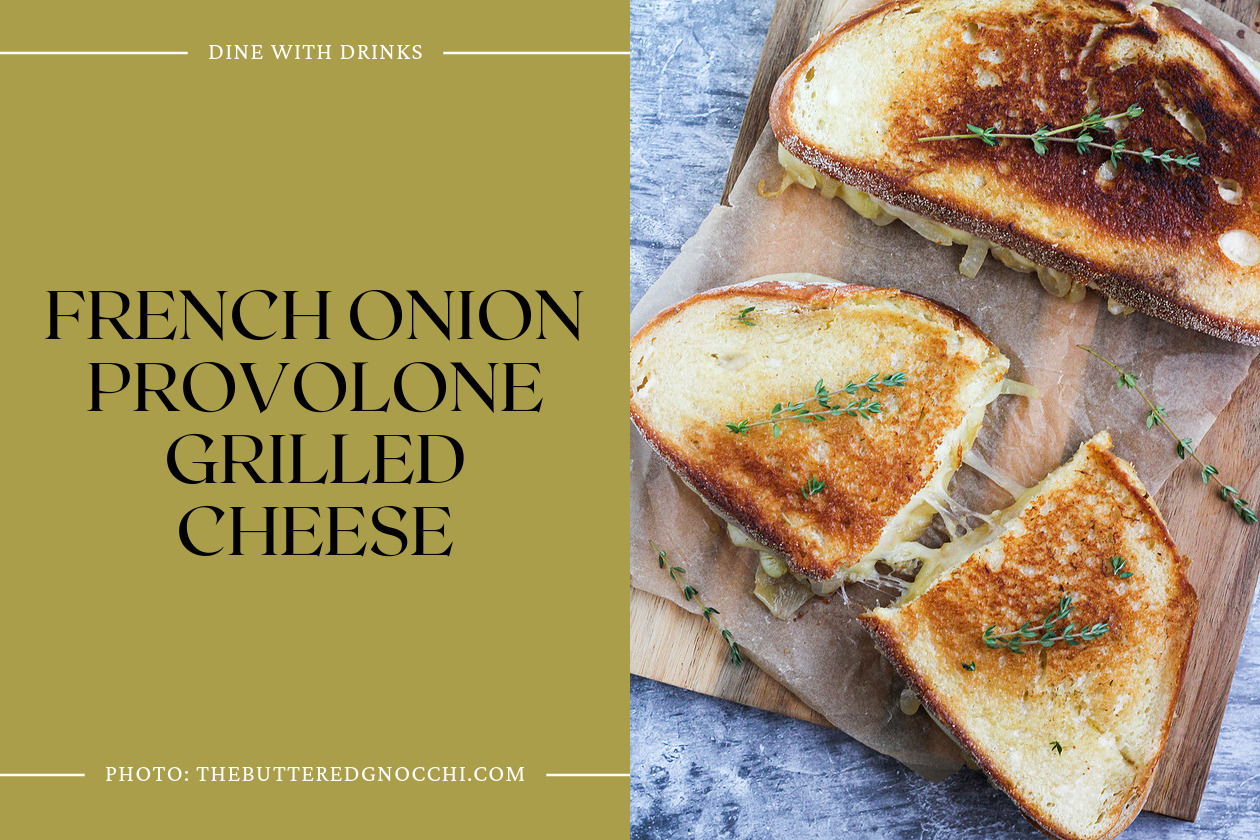French Onion Provolone Grilled Cheese
