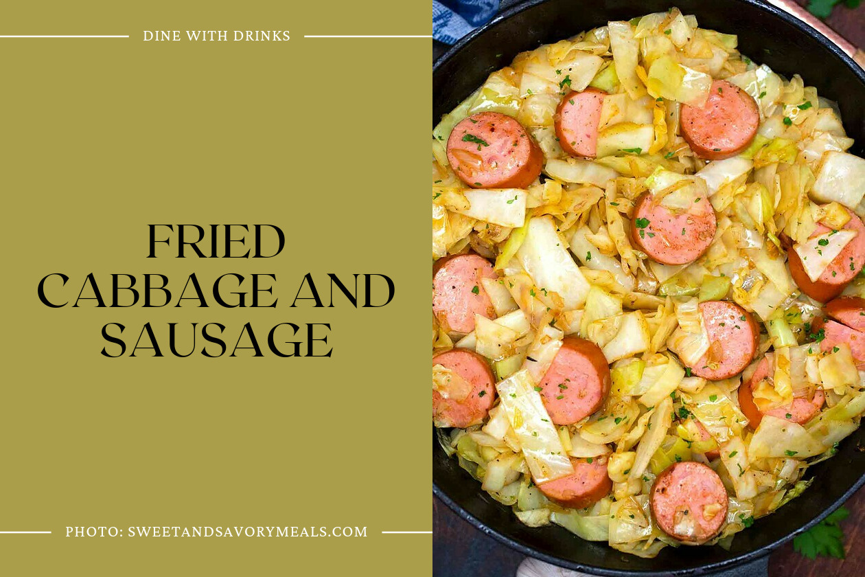 Fried Cabbage And Sausage