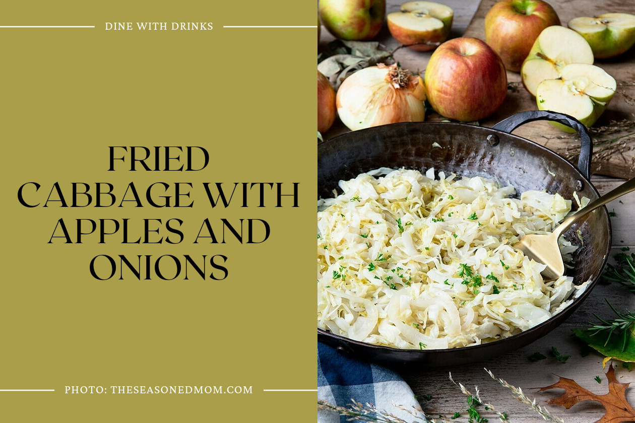Fried Cabbage With Apples And Onions