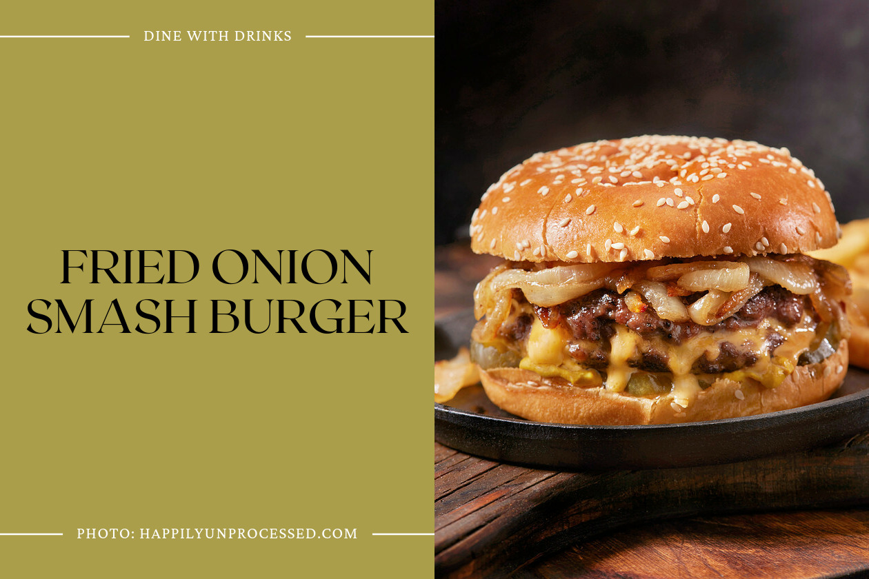 Fried Onion Smash Burger
