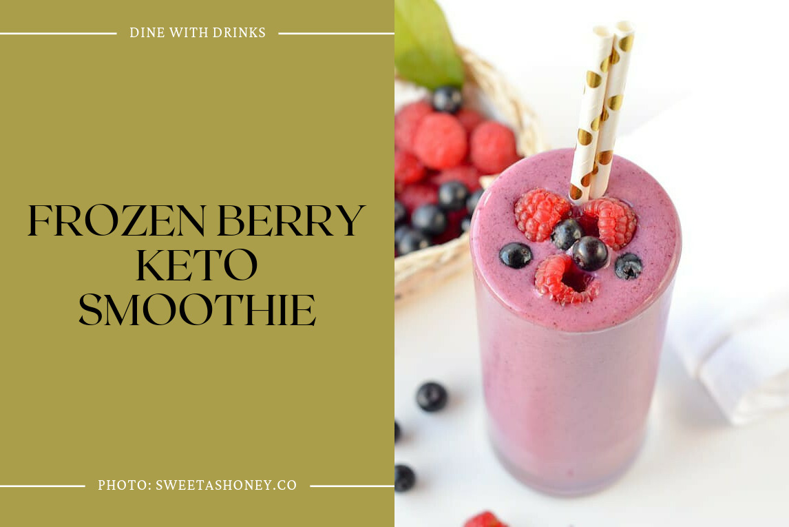 Frozen Berry Keto Smoothie