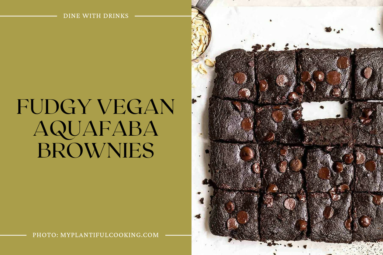 Fudgy Vegan Aquafaba Brownies