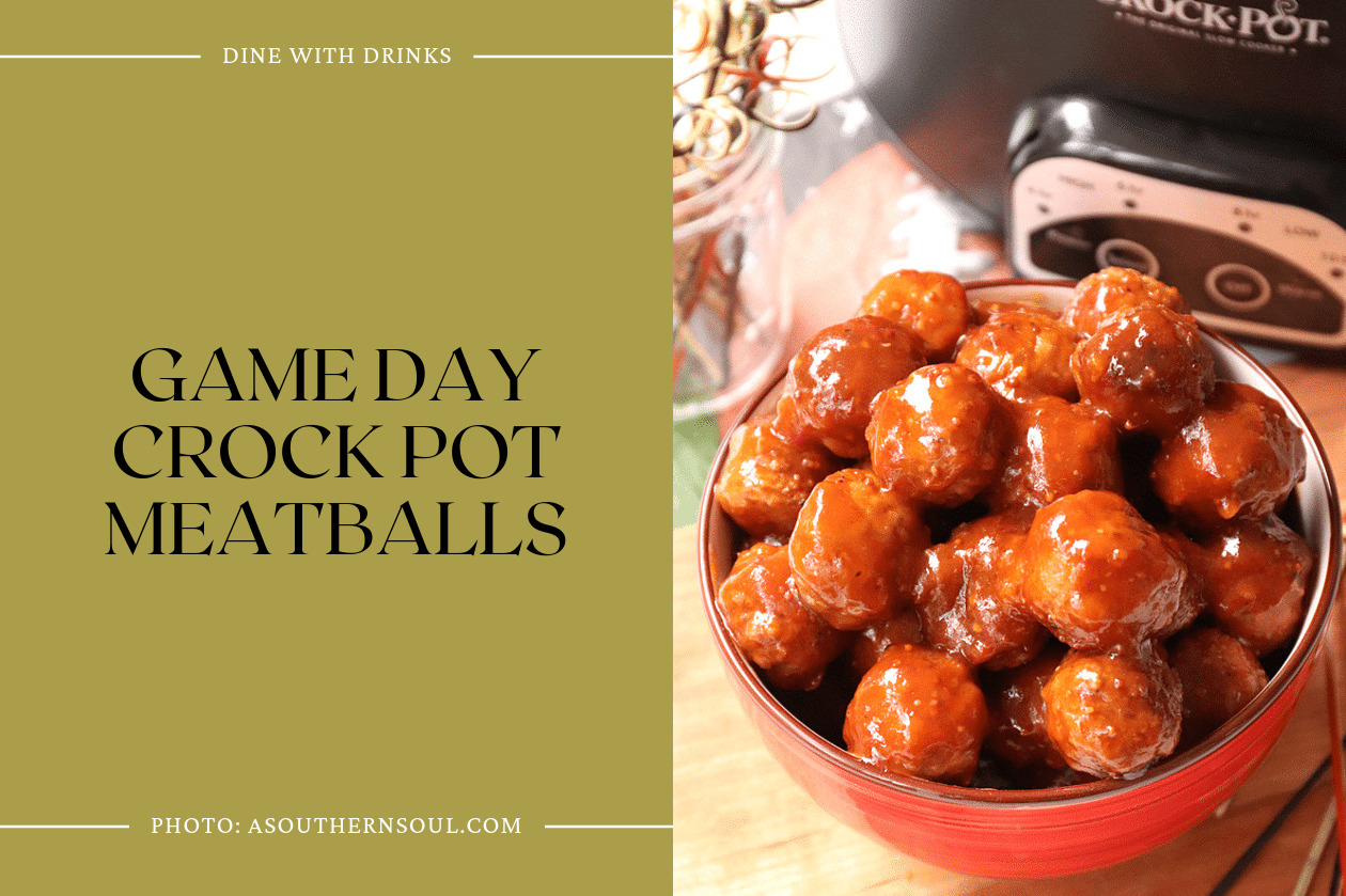 Game Day Crock Pot Meatballs