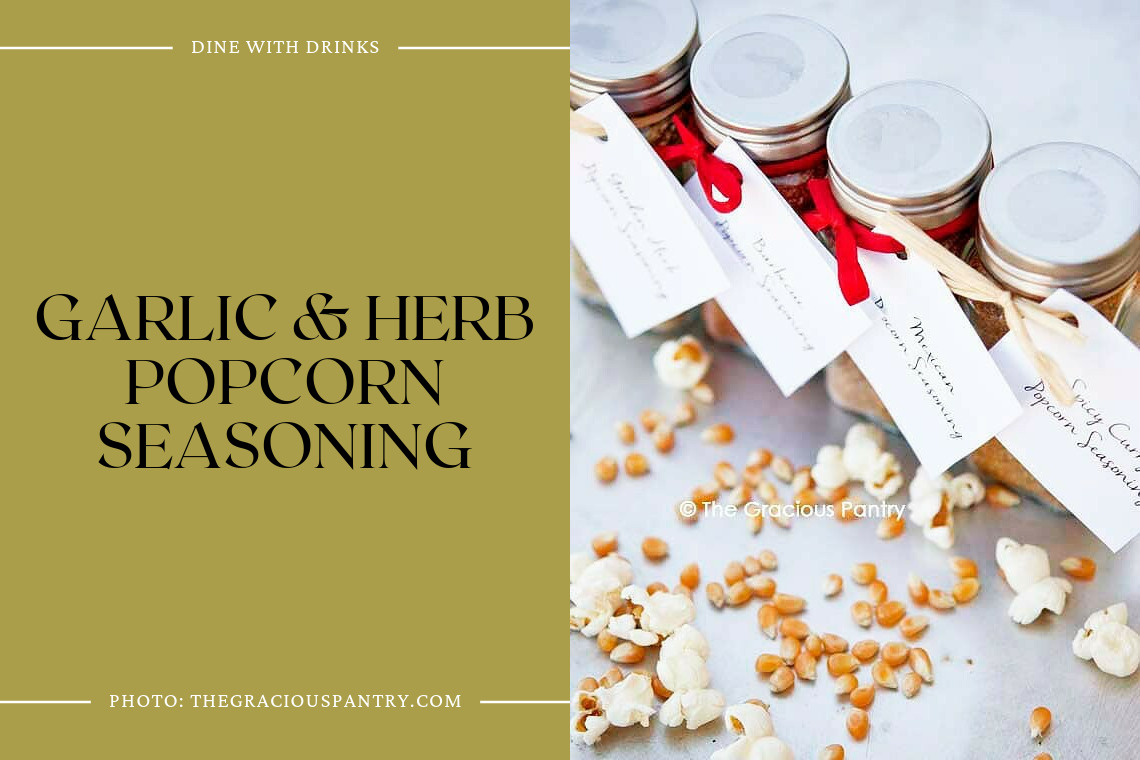 Garlic & Herb Popcorn Seasoning