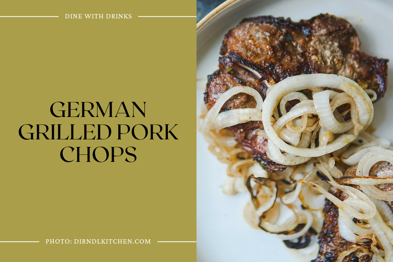 German Grilled Pork Chops