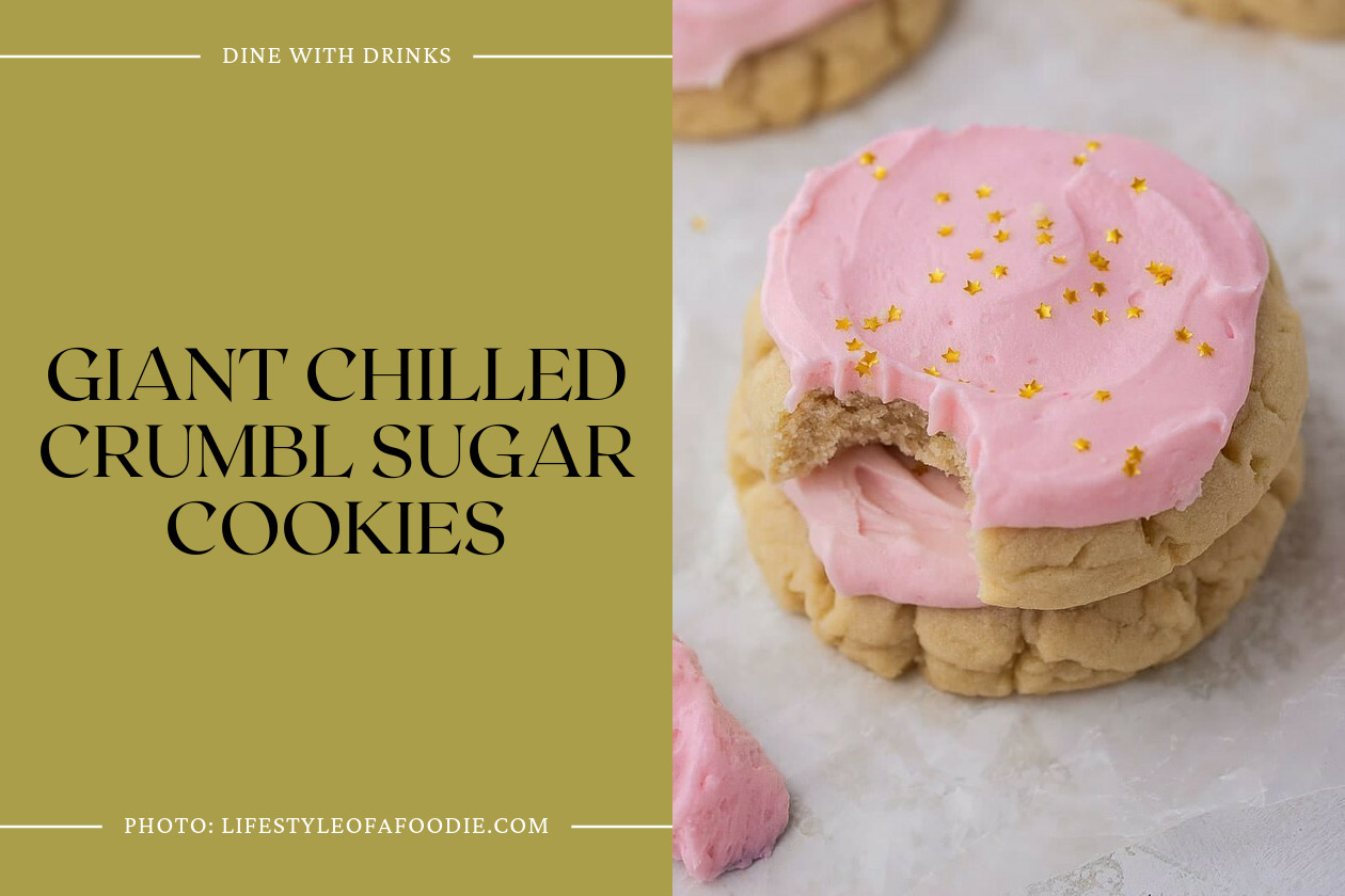 Giant Chilled Crumbl Sugar Cookies