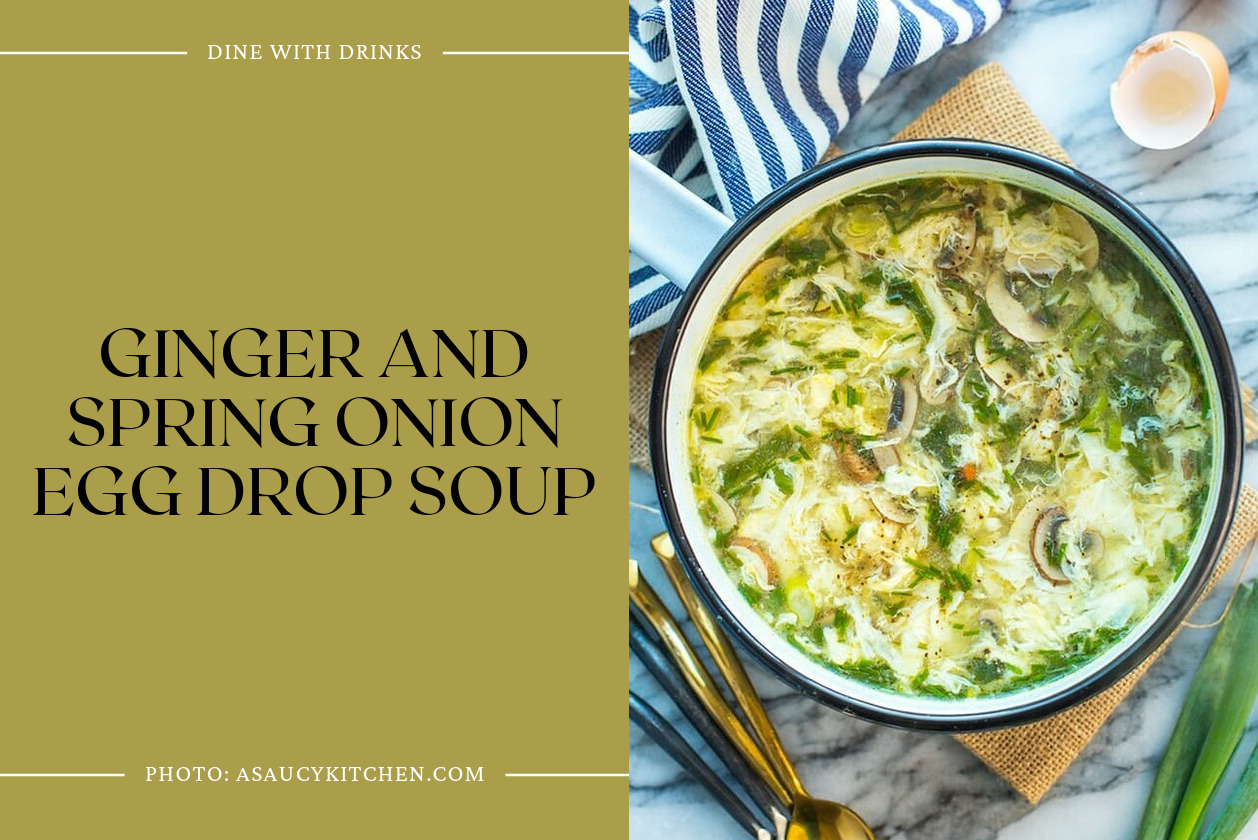 Ginger And Spring Onion Egg Drop Soup