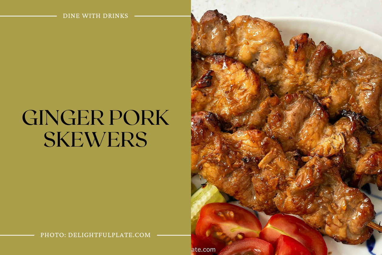 Ginger Pork Skewers