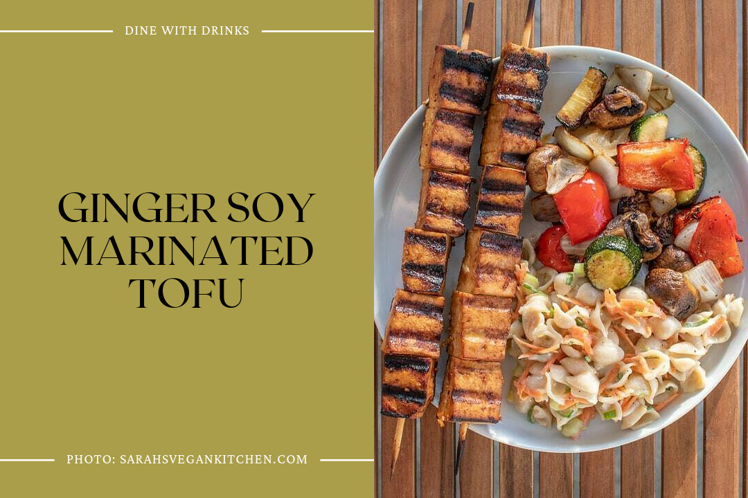 Ginger Soy Marinated Tofu