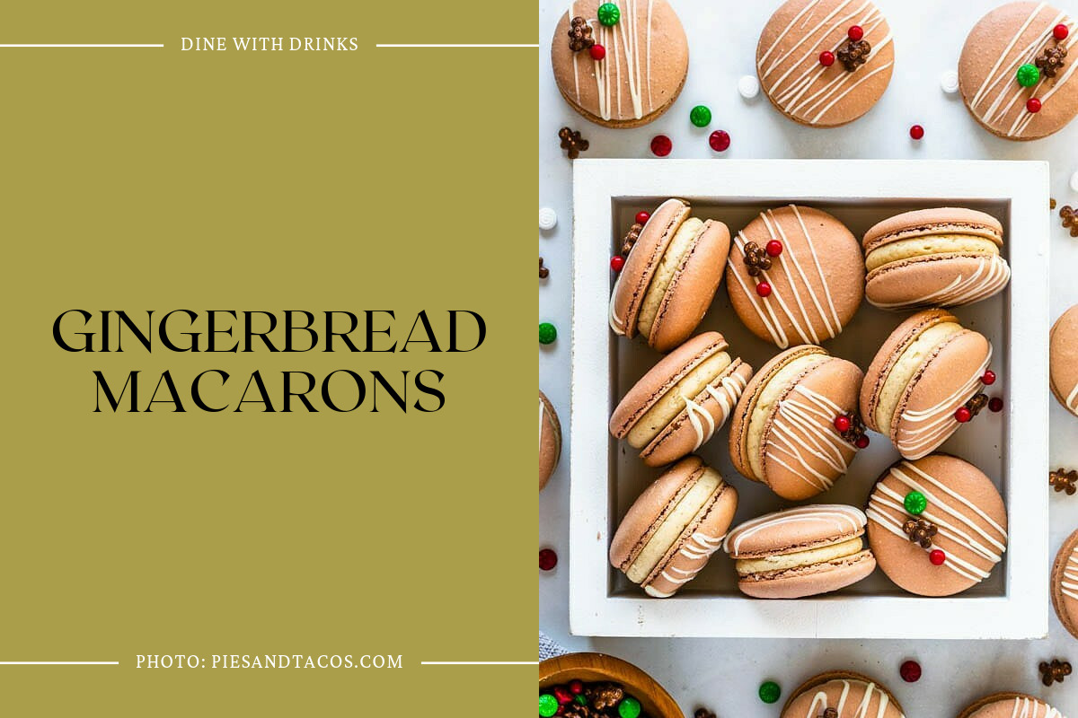 Gingerbread Macarons