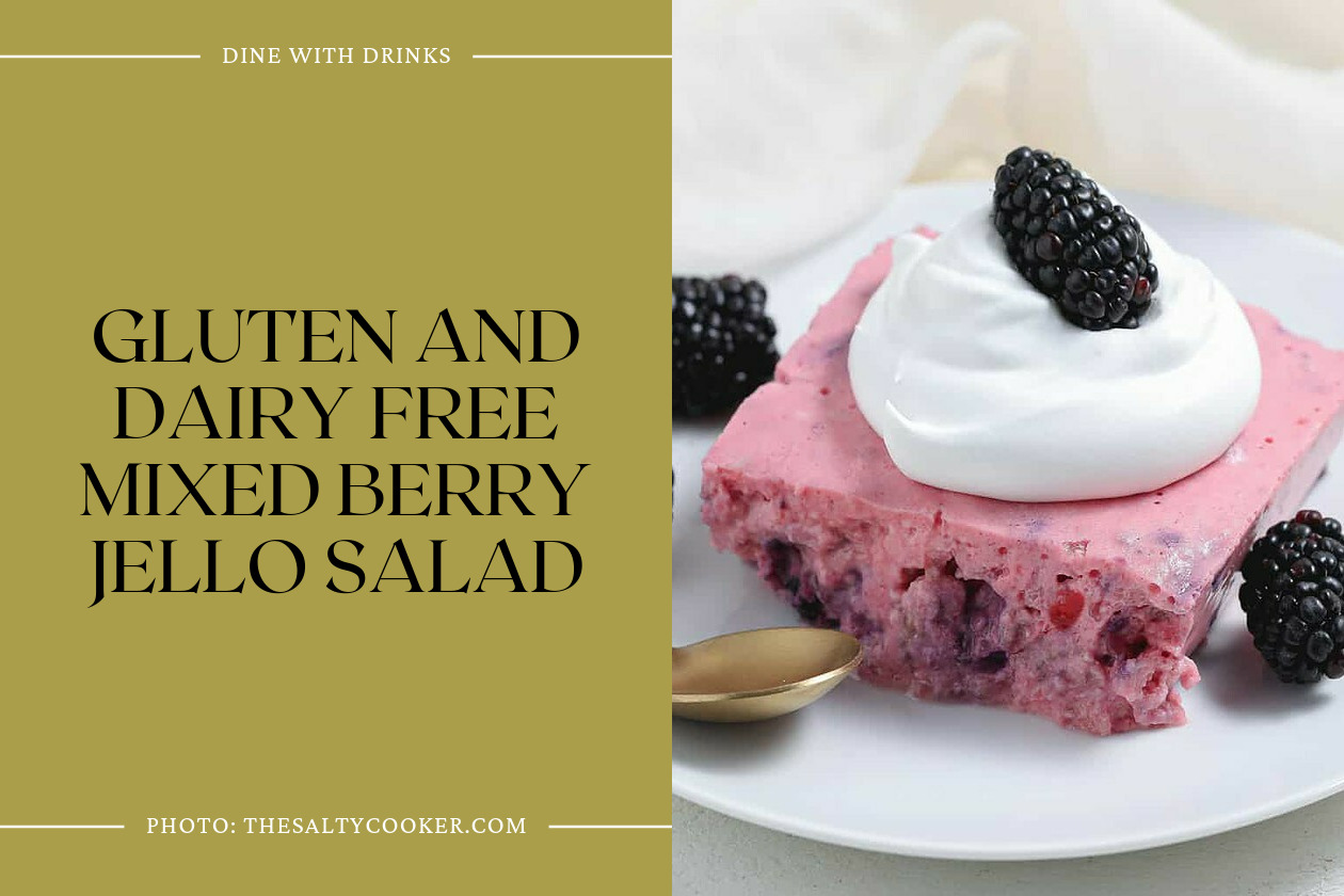 Gluten And Dairy Free Mixed Berry Jello Salad