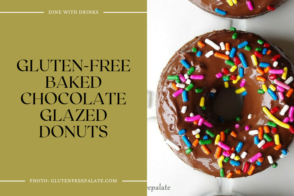 Gluten-Free Baked Chocolate Glazed Donuts