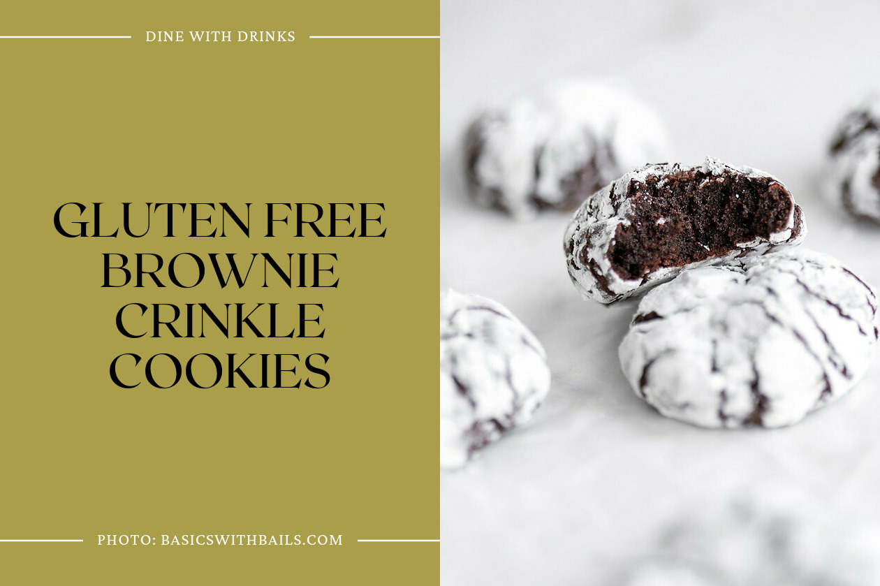 Gluten Free Brownie Crinkle Cookies