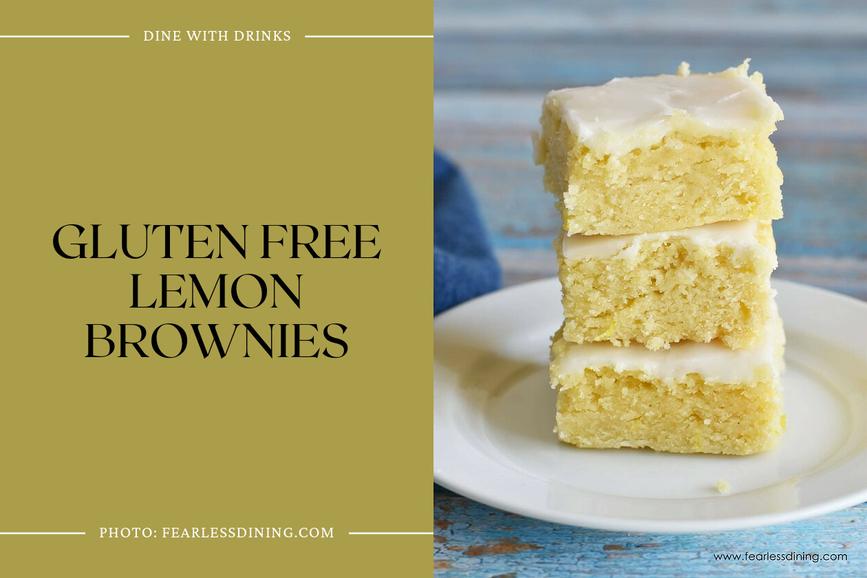 Gluten Free Lemon Brownies