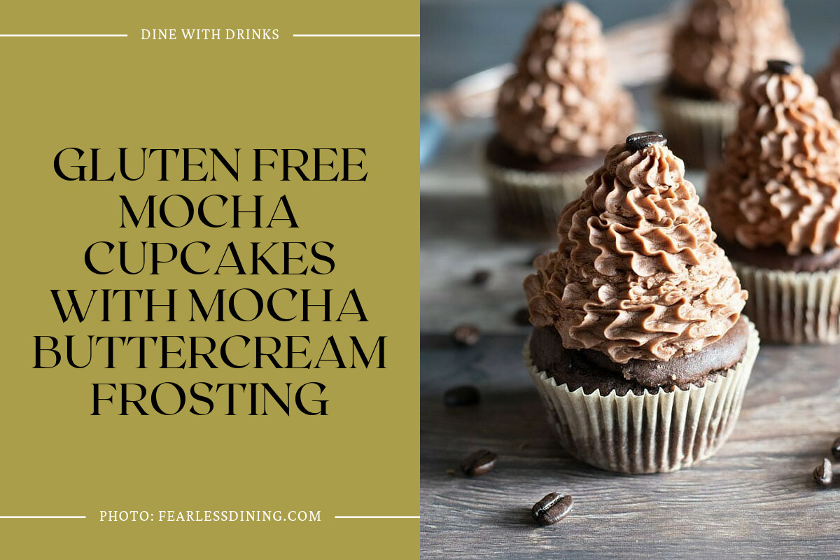 Gluten Free Mocha Cupcakes With Mocha Buttercream Frosting