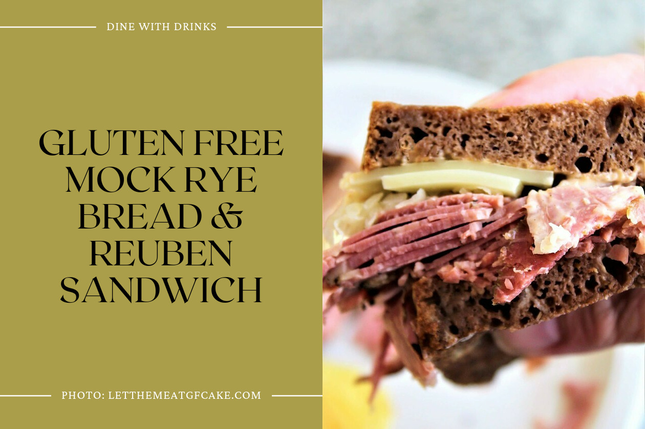 Gluten Free Mock Rye Bread & Reuben Sandwich