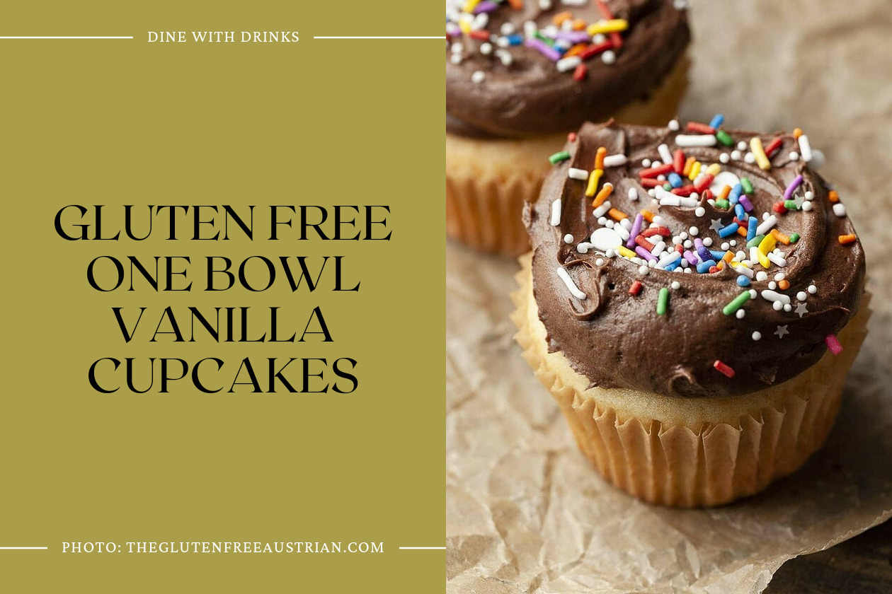 Gluten Free One Bowl Vanilla Cupcakes