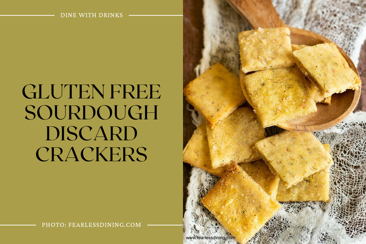 Gluten Free Sourdough Discard Crackers