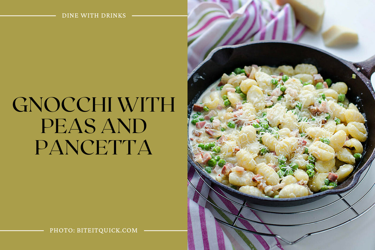 Gnocchi With Peas And Pancetta