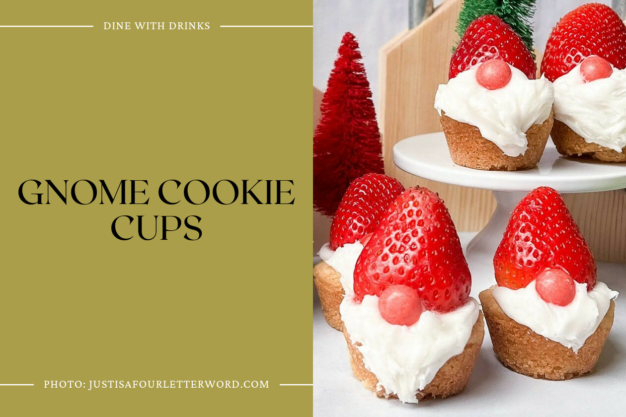 Gnome Cookie Cups