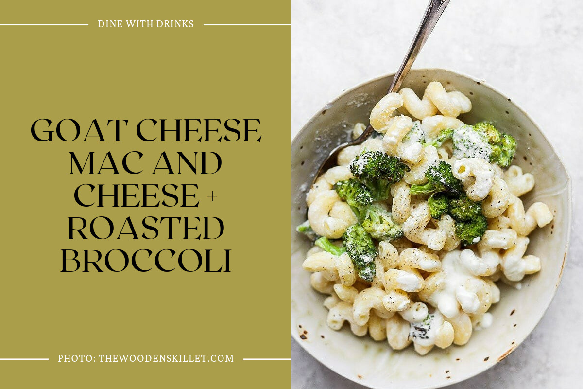 Goat Cheese Mac And Cheese + Roasted Broccoli