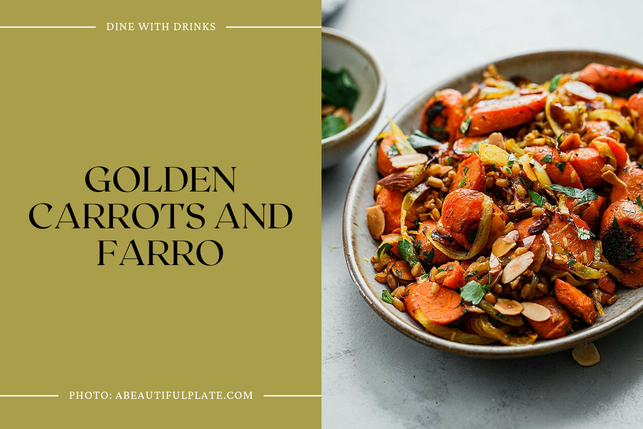 Golden Carrots And Farro