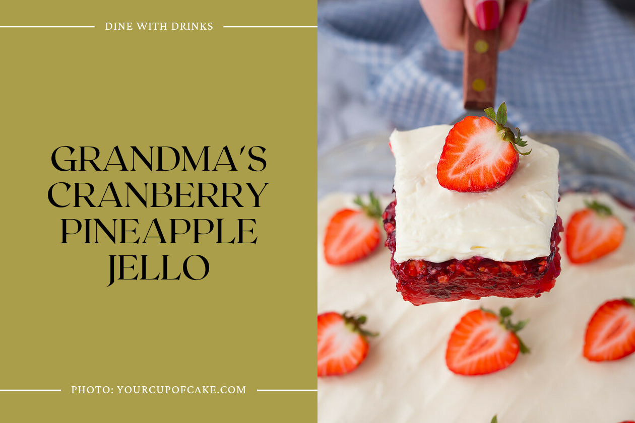 Grandma's Cranberry Pineapple Jello