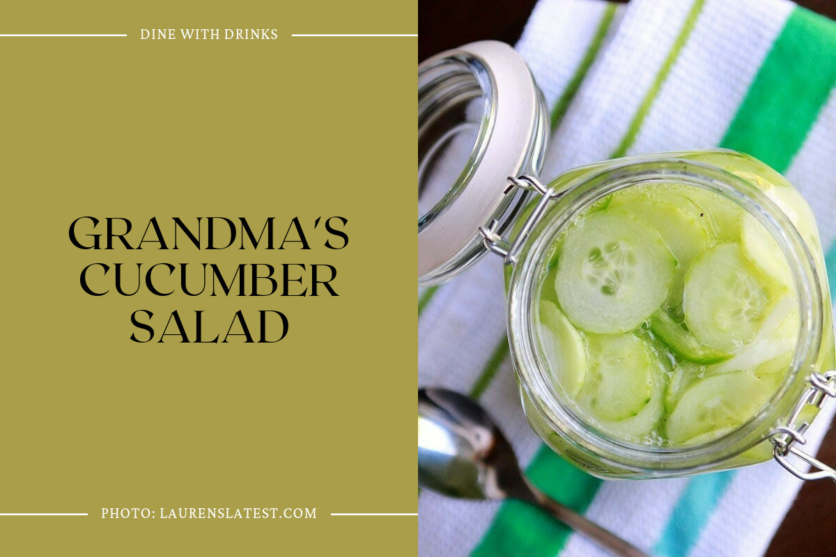Grandma's Cucumber Salad