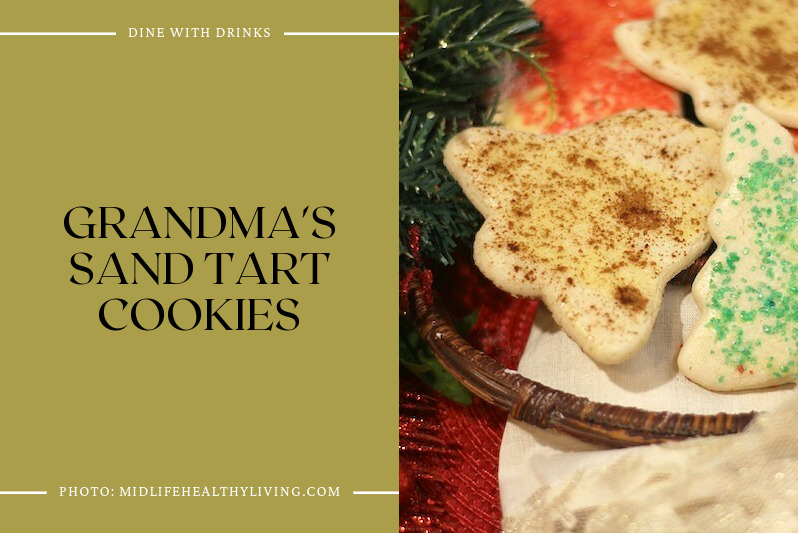 Grandma's Sand Tart Cookies