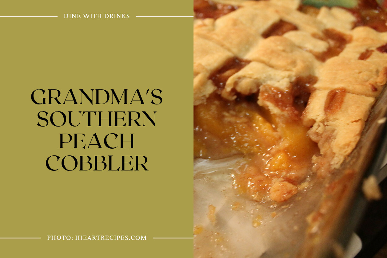 Grandma's Southern Peach Cobbler