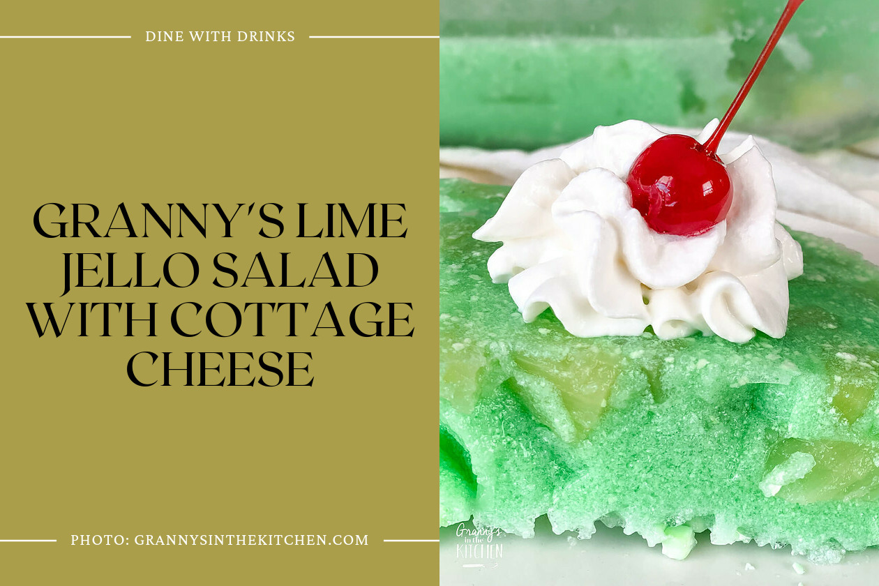 Granny's Lime Jello Salad With Cottage Cheese