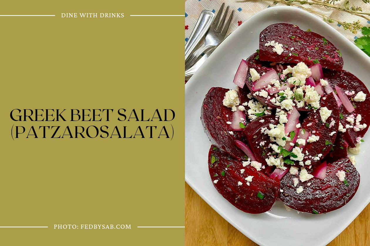 Greek Beet Salad (Patzarosalata)