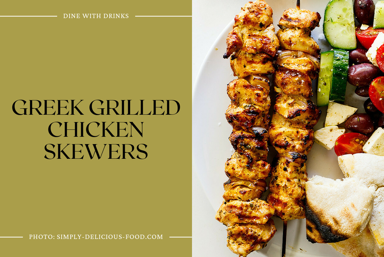 Greek Grilled Chicken Skewers