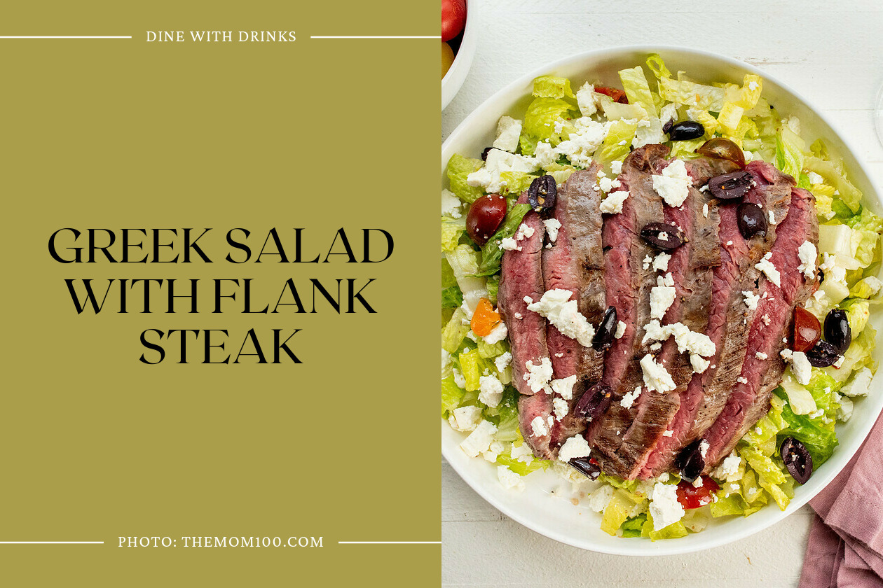 Greek Salad With Flank Steak