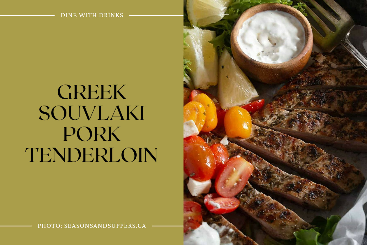 Greek Souvlaki Pork Tenderloin