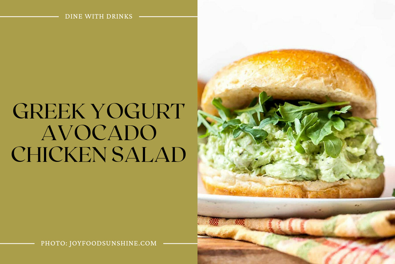 Greek Yogurt Avocado Chicken Salad