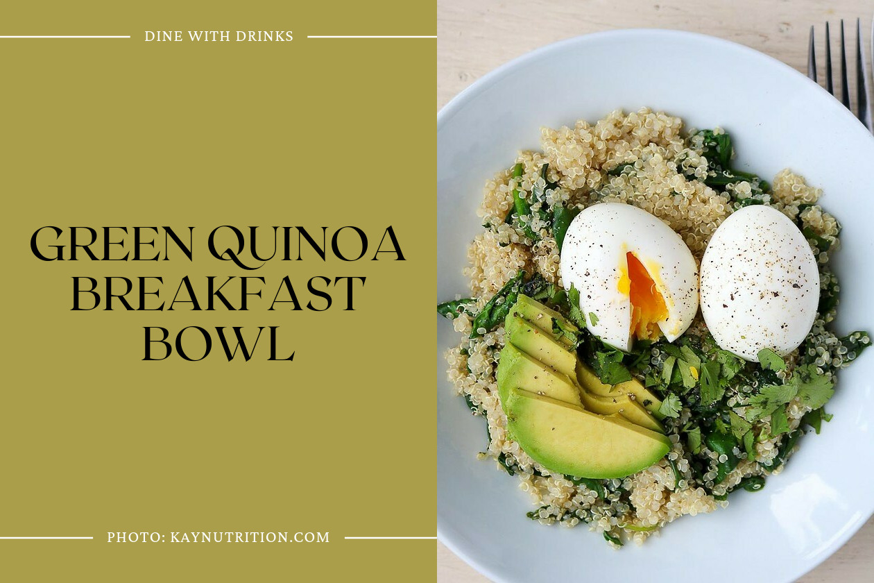 Green Quinoa Breakfast Bowl