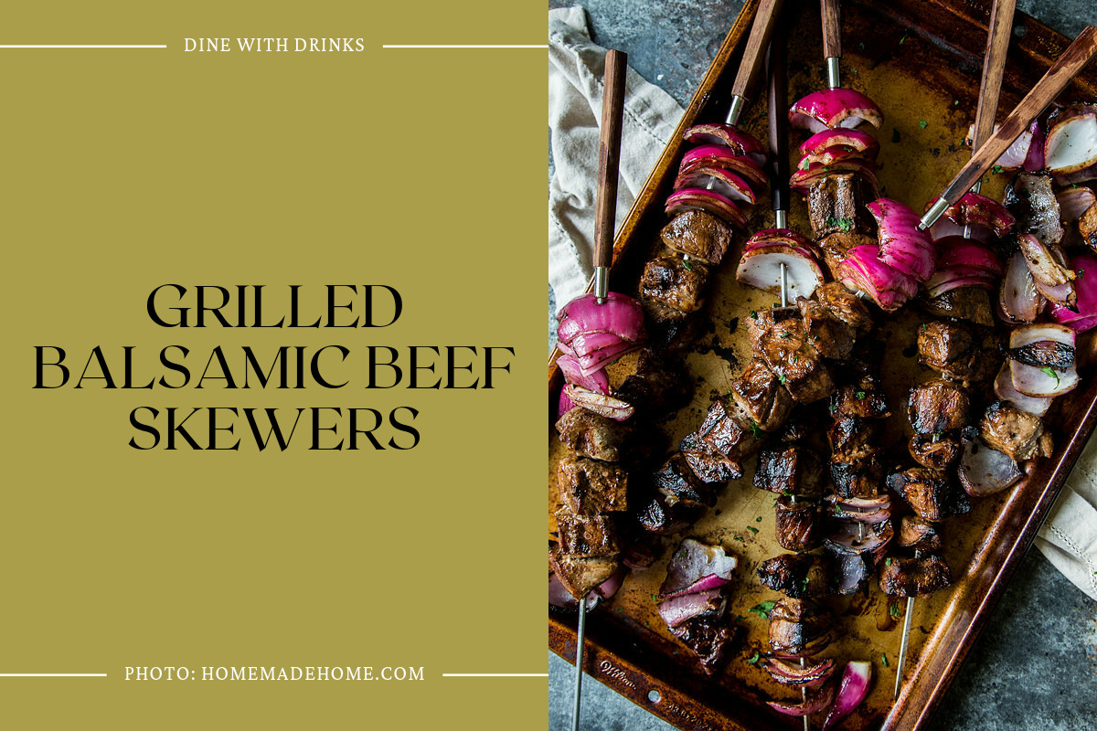 Grilled Balsamic Beef Skewers