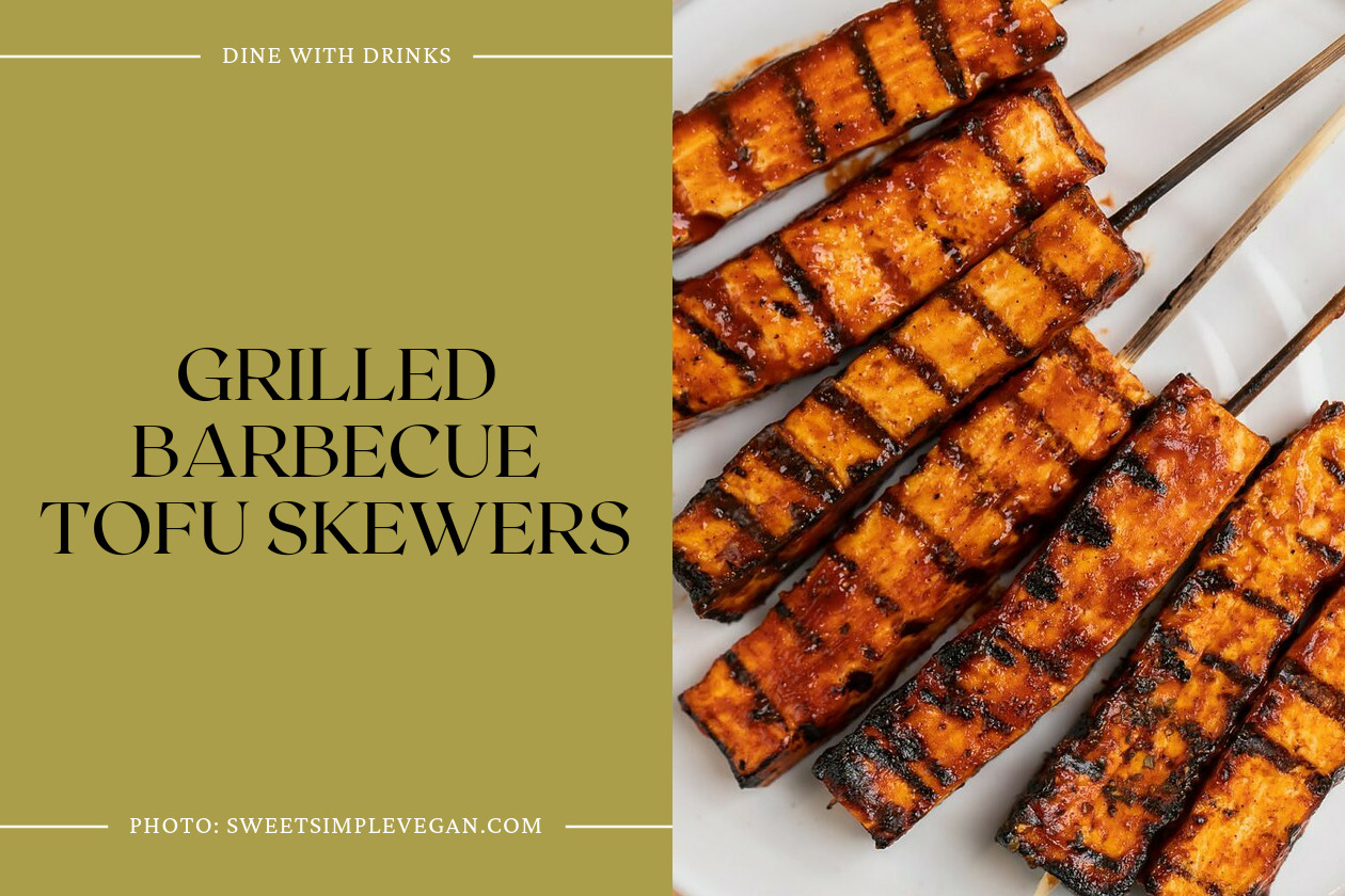 Grilled Barbecue Tofu Skewers